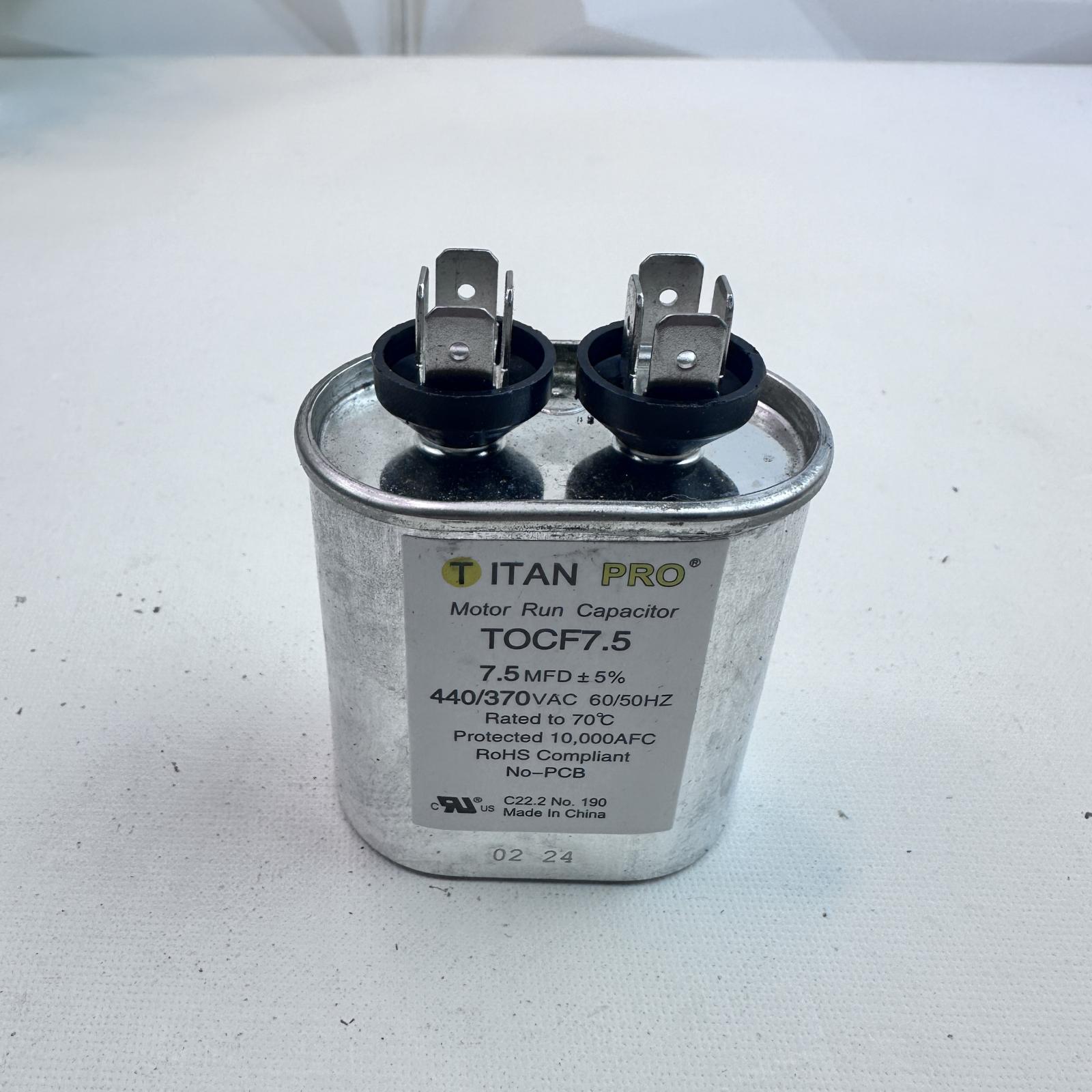 Lot of 3 Titan Pro TOCF7.5 Capacitors 7.5 µF ±5% - Photo 4
