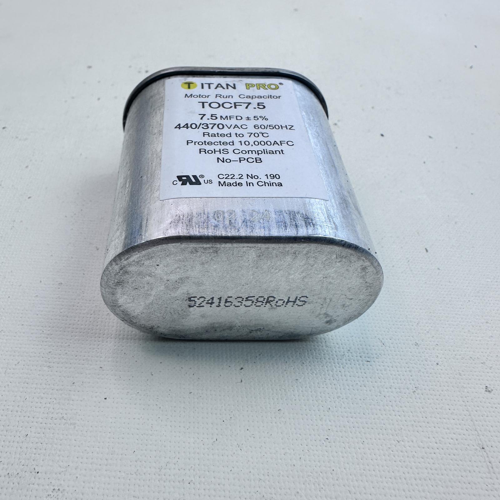 Lot of 3 Titan Pro TOCF7.5 Capacitors 7.5 µF ±5% - Photo 7
