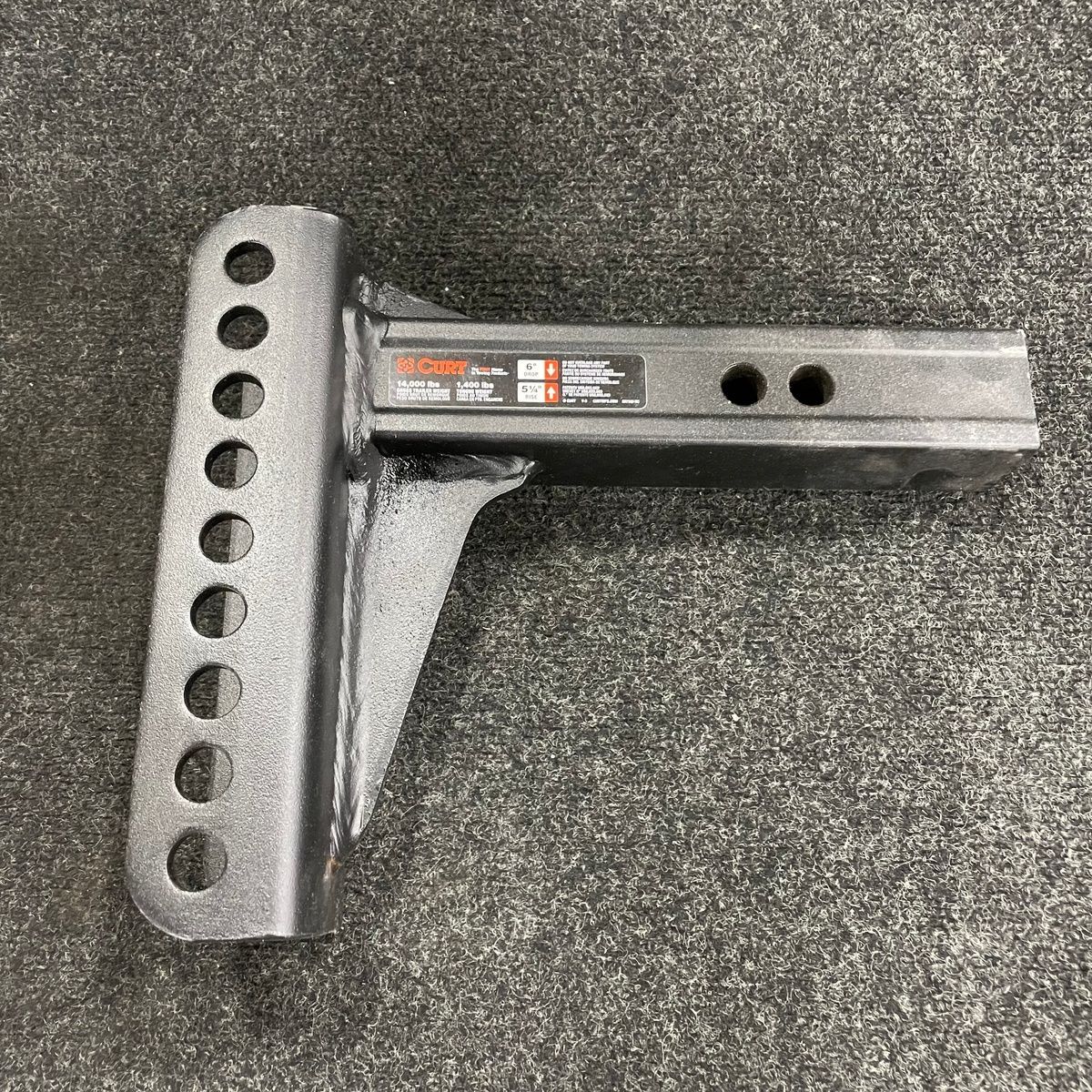 CURT 45900 Adjustable Channel Mount Hitch, 2-1/2" Receiver, 14,000 lbs Capacity - Photo 11