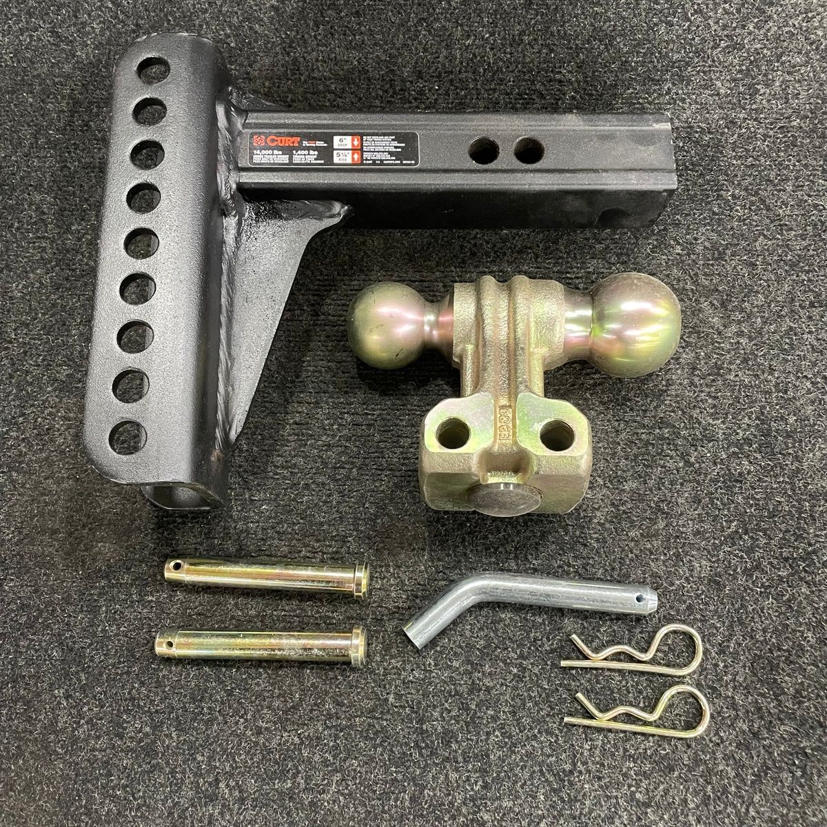 CURT 45900 Adjustable Channel Mount Hitch, 2-1/2" Receiver, 14,000 lbs Capacity - Photo 3