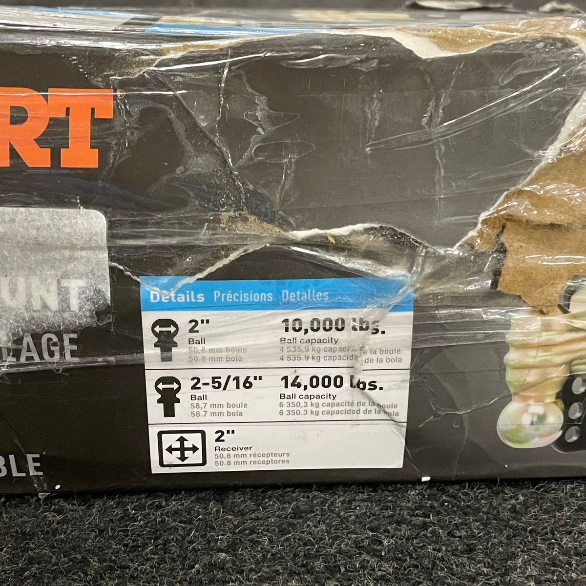 CURT 45900 Adjustable Channel Mount Hitch, 2-1/2" Receiver, 14,000 lbs Capacity - Photo 15