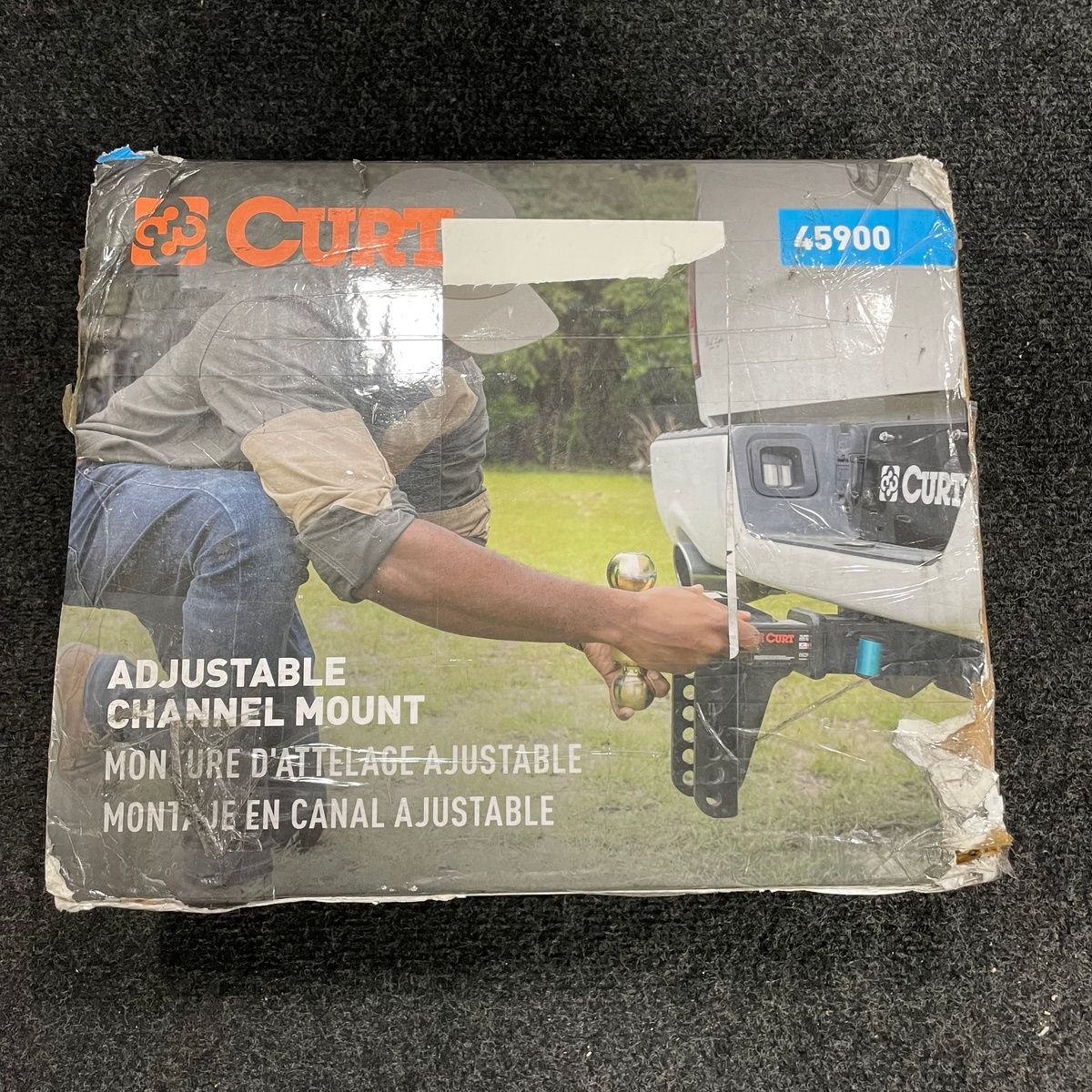 CURT 45900 Adjustable Channel Mount Hitch, 2-1/2" Receiver, 14,000 lbs Capacity - Photo 2