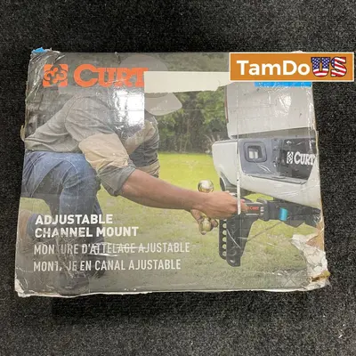 CURT 45900 Adjustable Channel Mount Hitch, 2-1/2" Receiver, 14,000 lbs Capacity at Automotive Tools & Supplies in new_open_box condition