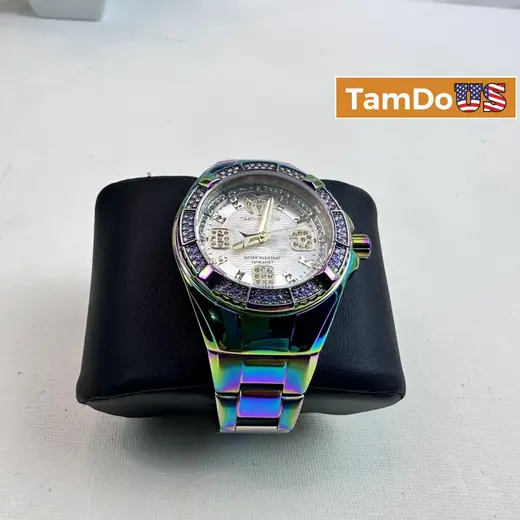 TechnoMarine $575 Cruise Glitz Women's Watch TM-121120, 39mm Iridescent Quartz at TamDoUS Taylorsville