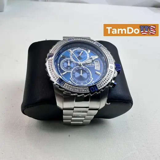 Invicta $1129 Pro Diver 37997 Men’s Watch, 45mm, Blue Dial, 132 Diamonds at TamDoUS Taylorsville
