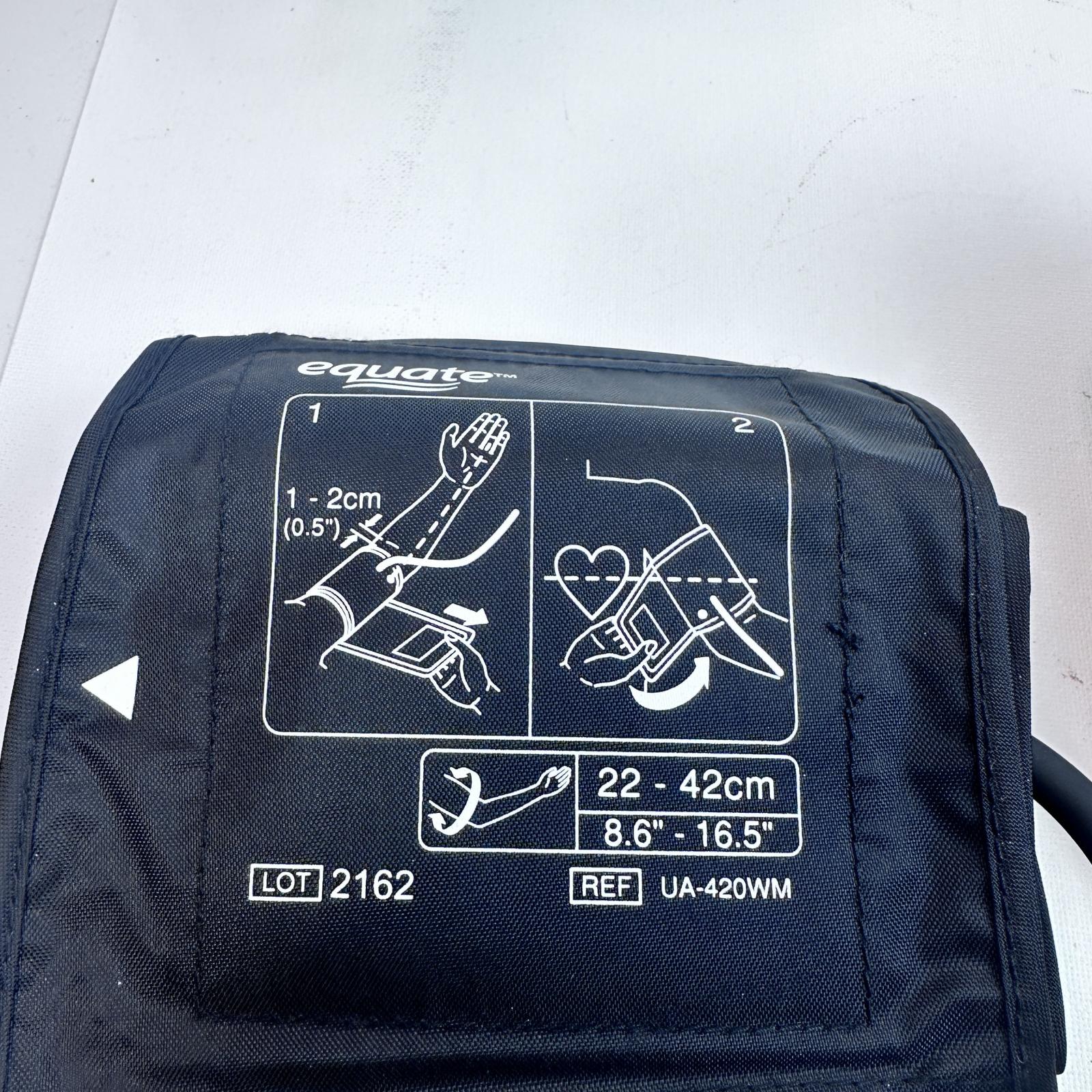 Equate 6000 Series Wireless Upper Arm Blood Pressure Monitor - Photo 7