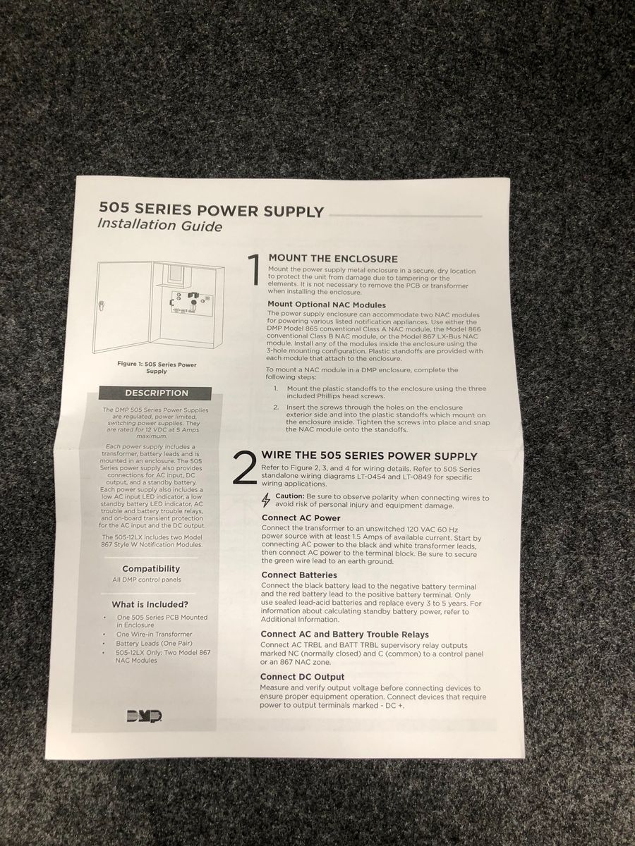 DMP 505 Series Power Supply & Signal Transformer 241-8-16 - Photo 17