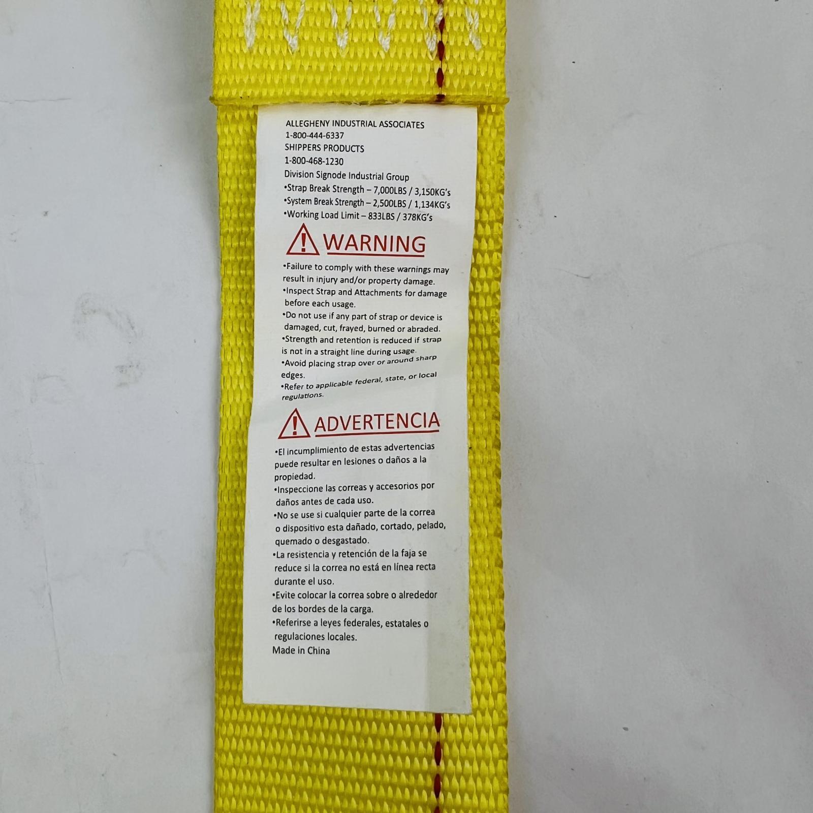 Allegheny Industrial 155" Cargo Strap w/ Snap Hook - Photo 5