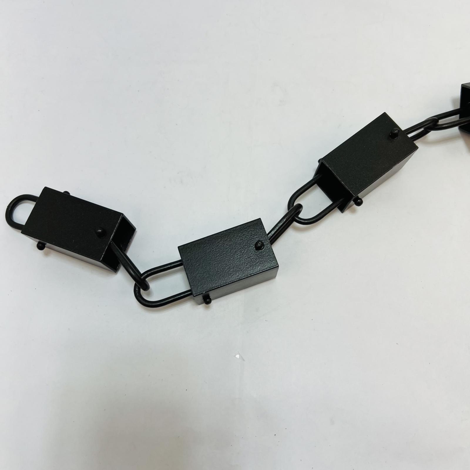 Heavy-Duty Metal Chain Lock Sleeve, 98" Long Security Chain - Photo 4