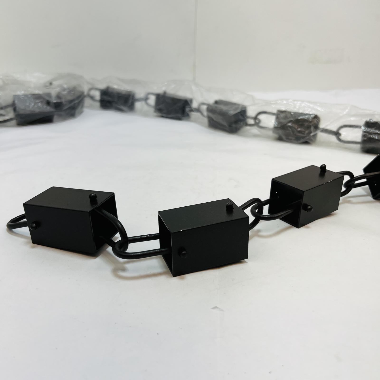 Heavy-Duty Metal Chain Lock Sleeve, 98" Long Security Chain - Photo 3