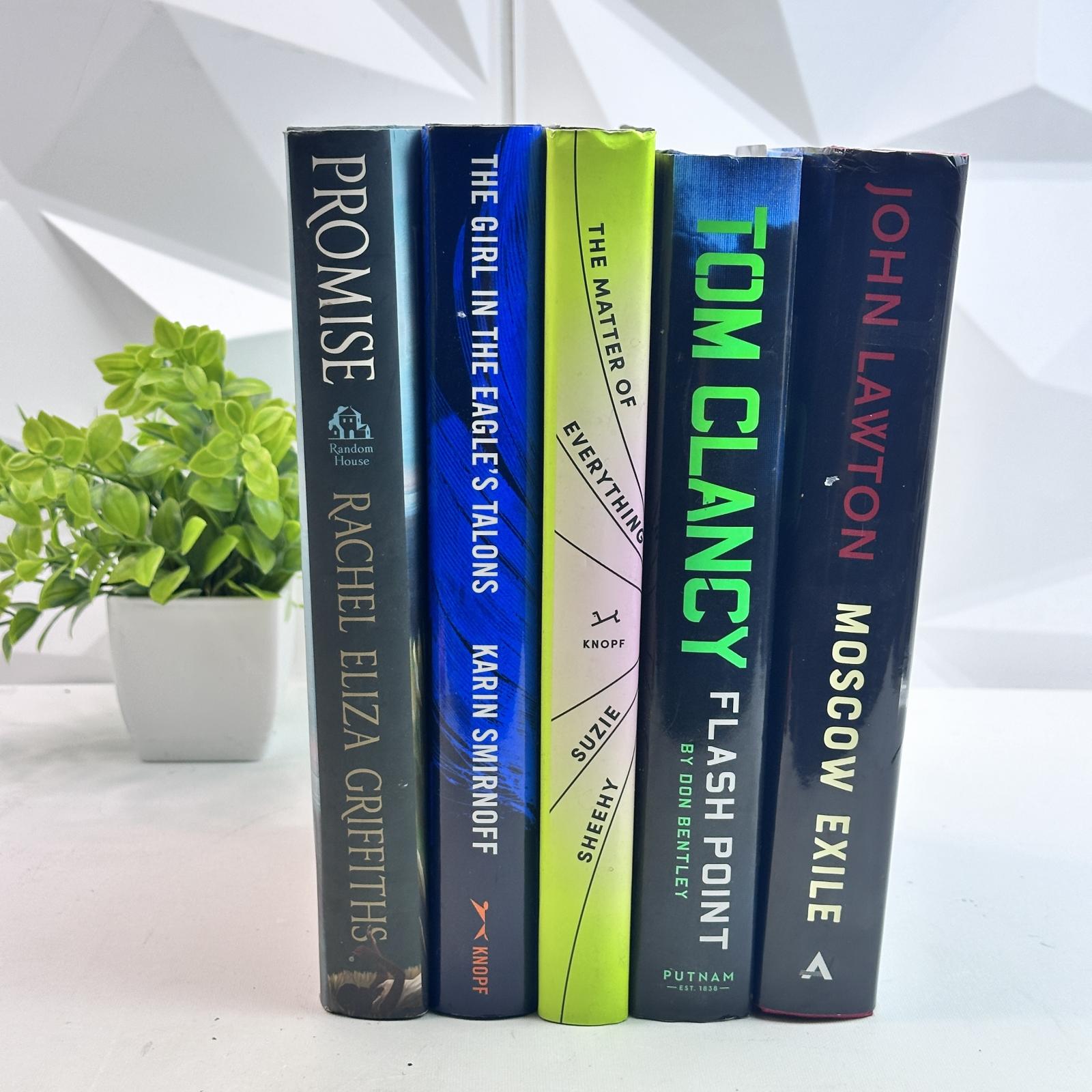 Lot of 5 Hardcover Fiction Books – Clancy, Lawton, Smirnoff, Griffiths, Sheehy - Photo 4