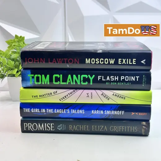 Lot of 5 Hardcover Fiction Books – Clancy, Lawton, Smirnoff, Griffiths, Sheehy at TamDoUS Taylorsville