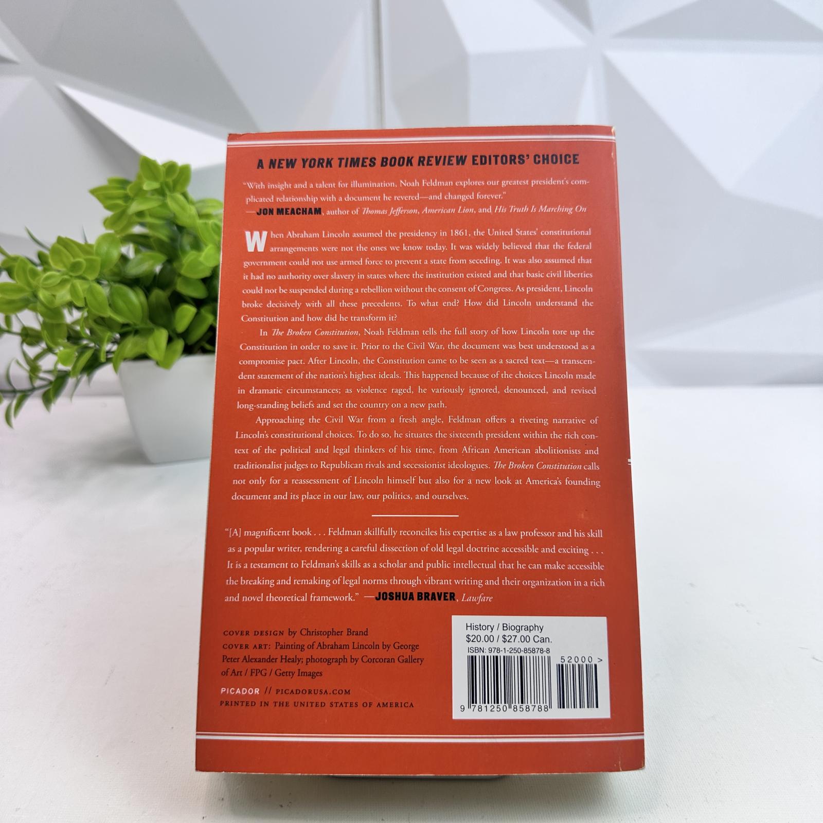 The Broken Constitution by Noah Feldman – Lincoln, Slavery & Refounding America - Photo 6