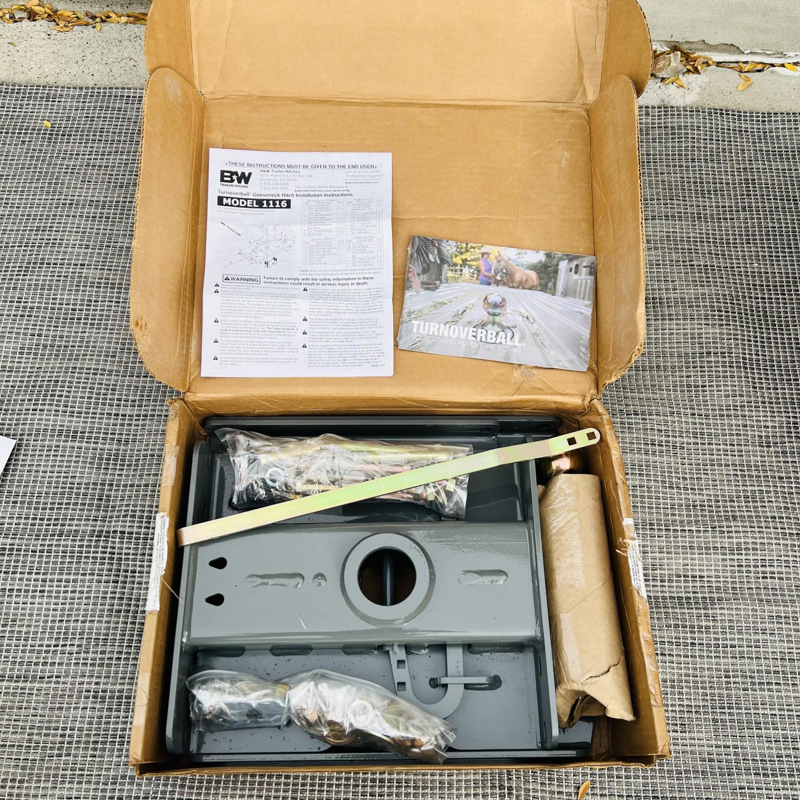 B&W GNRC816 Turnoverball Gooseneck Hitch Kit for GNRM1117 - Photo 16