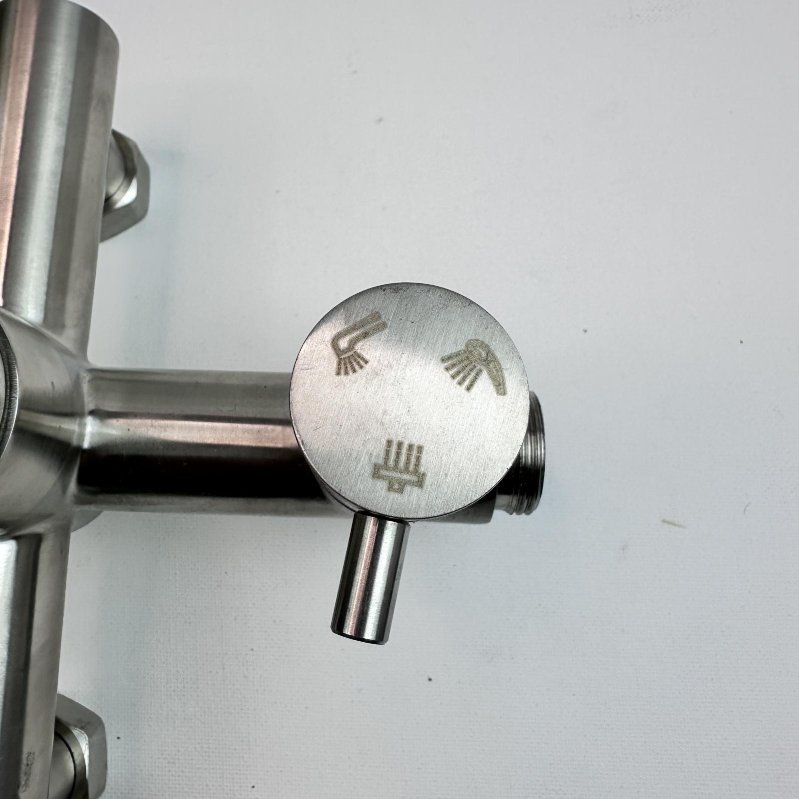 Stainless Steel Wall Mount Bathtub Faucet Mixer Valve – Brushed Finish - Photo 8