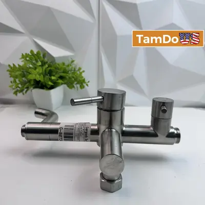 Stainless Steel Wall Mount Bathtub Faucet Mixer Valve – Brushed Finish at Bathroom Fixtures in new_open_box condition