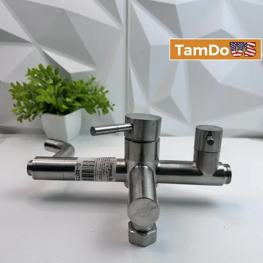 Stainless Steel Wall Mount Bathtub Faucet Mixer Valve – Brushed Finish at TamDoUS Taylorsville