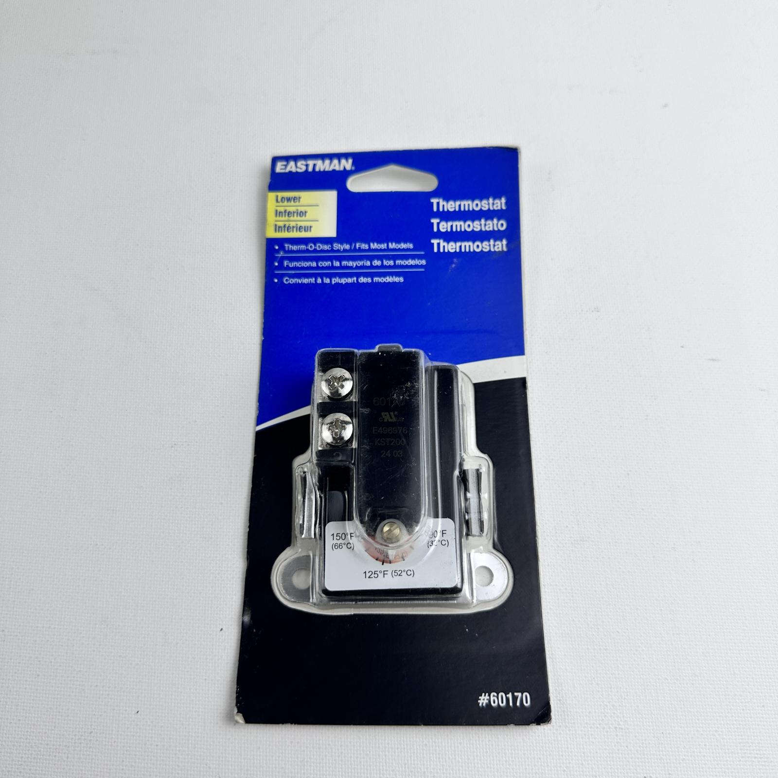 Eastman #60170 Lower Thermostat 125°F Therm-O-Disc Style Water Heater Part - Photo 2