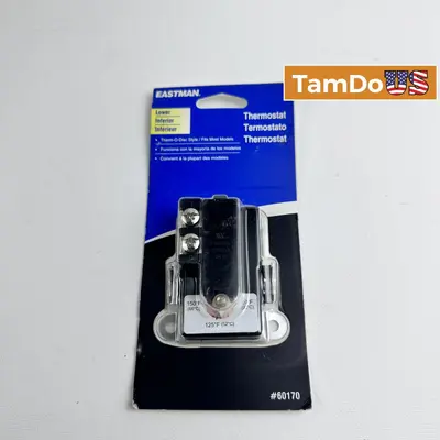 Eastman #60170 Lower Thermostat 125°F Therm-O-Disc Style Water Heater Part at Electrical Equipment & Supplies in new condition