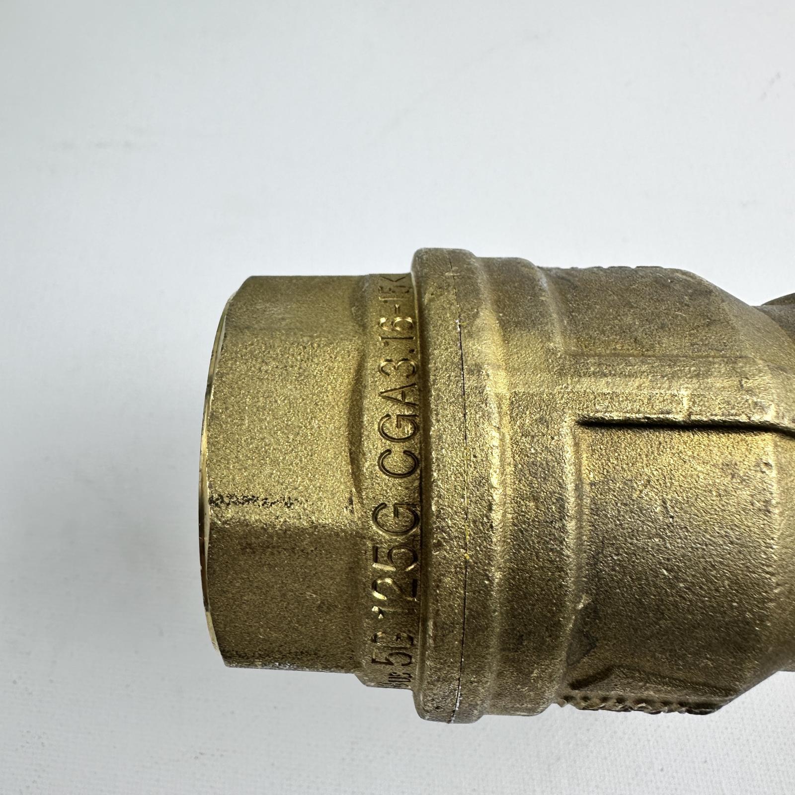 Parker Brass Ball Valve 1-1/4" 600 WOG CMP PN40 DN32 Made in Italy - Photo 4