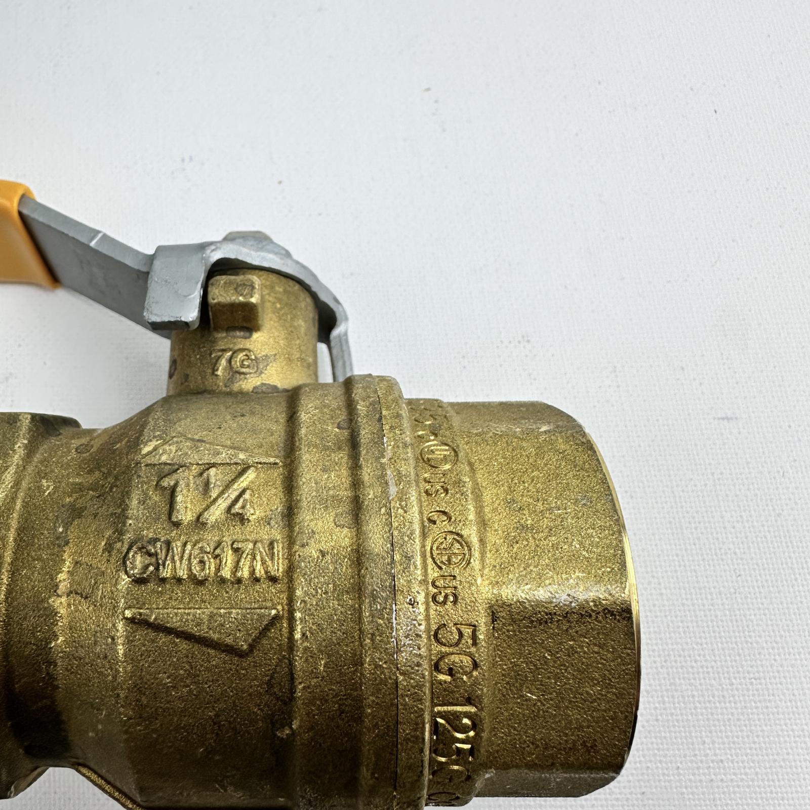 Parker Brass Ball Valve 1-1/4" 600 WOG CMP PN40 DN32 Made in Italy - Photo 8