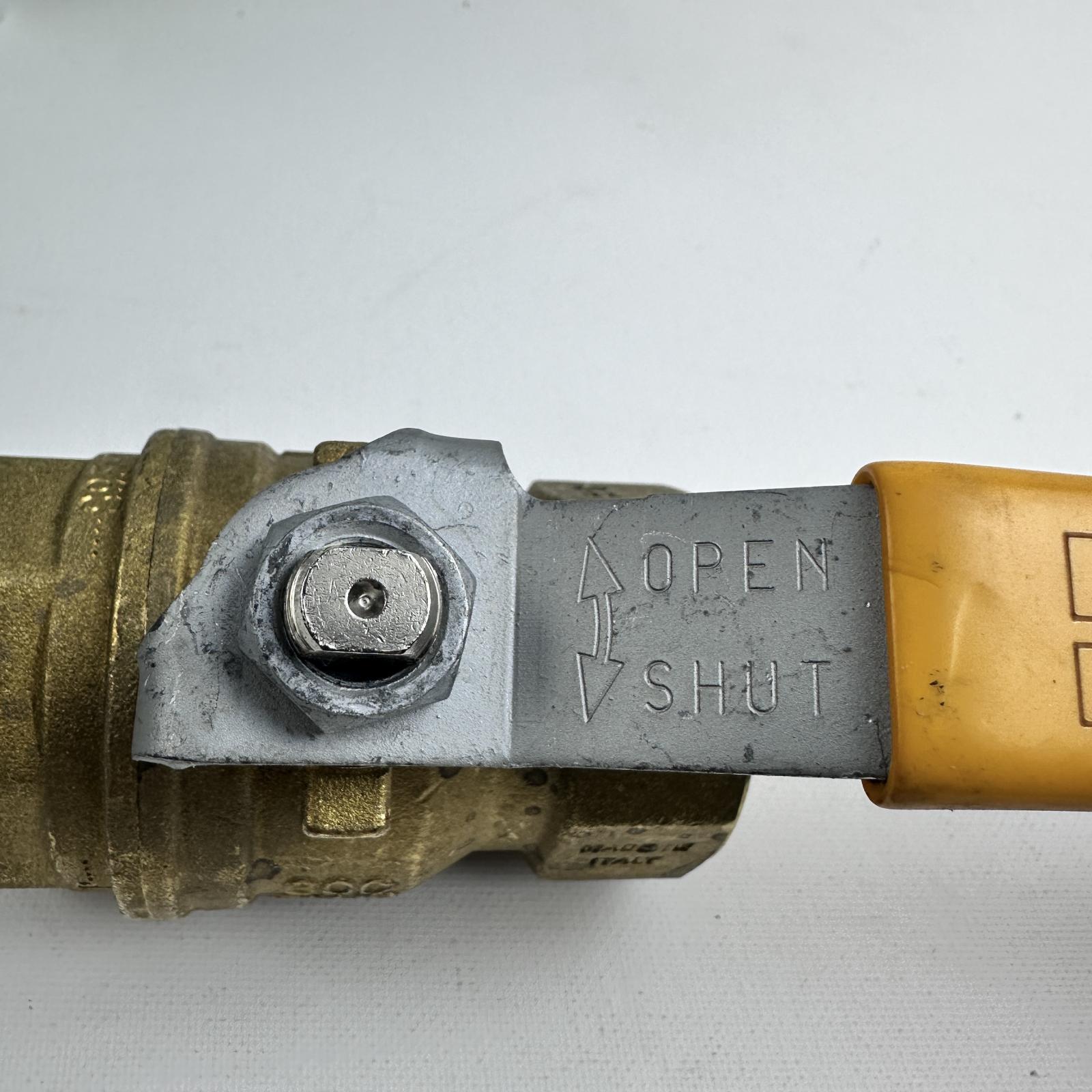 Parker Brass Ball Valve 1-1/4" 600 WOG CMP PN40 DN32 Made in Italy - Photo 6