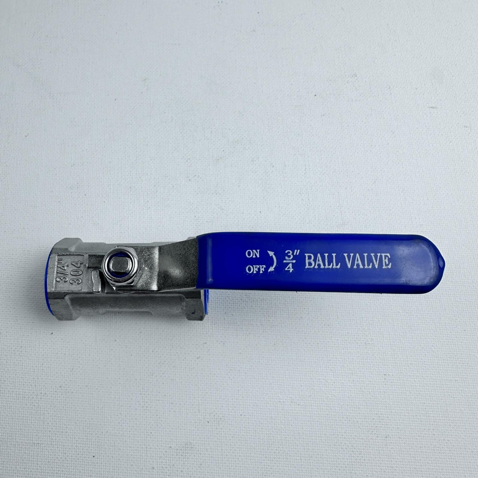 3/4" 304 Stainless Steel Ball Valve Full Port 1000 WOG Heavy Duty - Photo 3