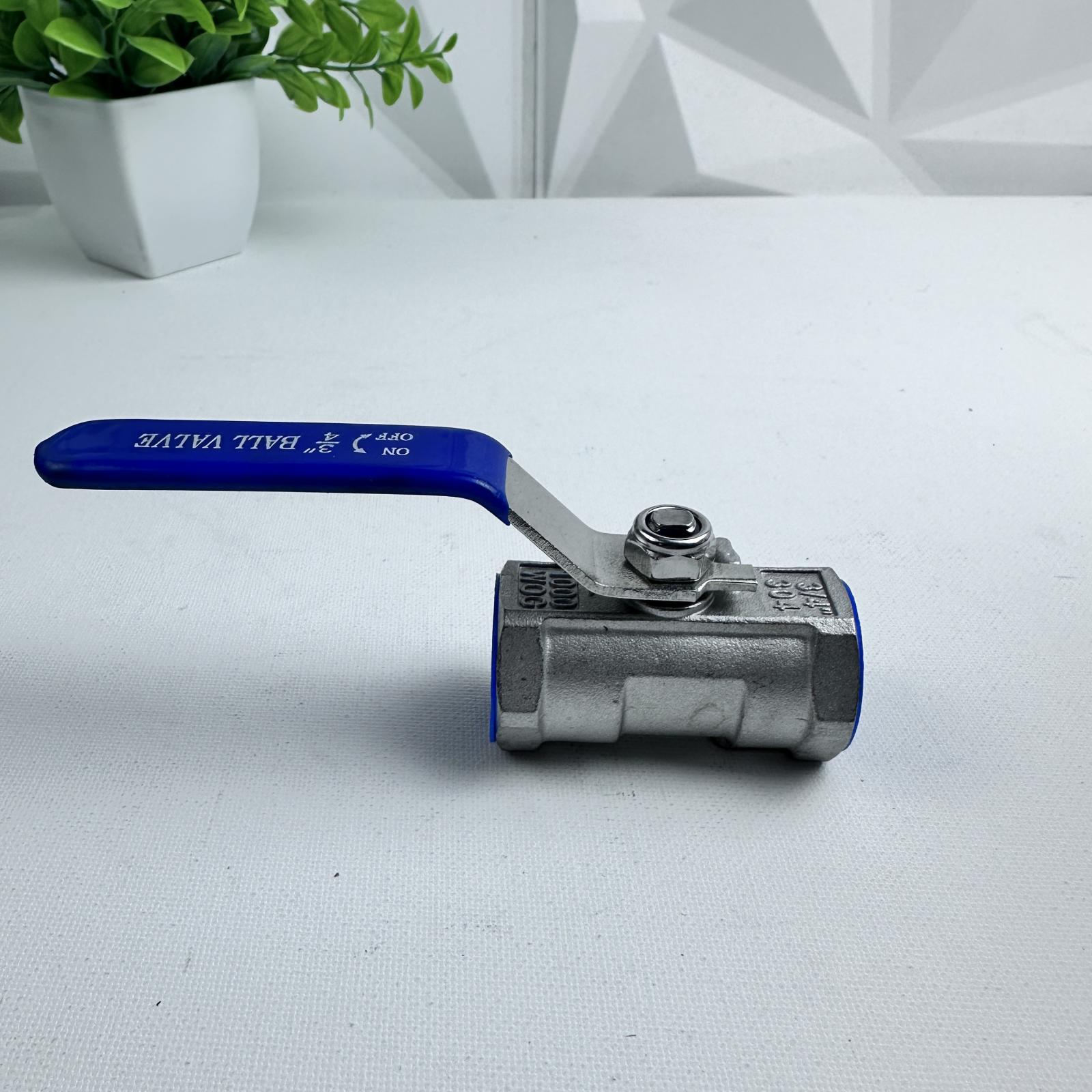 3/4" 304 Stainless Steel Ball Valve Full Port 1000 WOG Heavy Duty - Photo 2