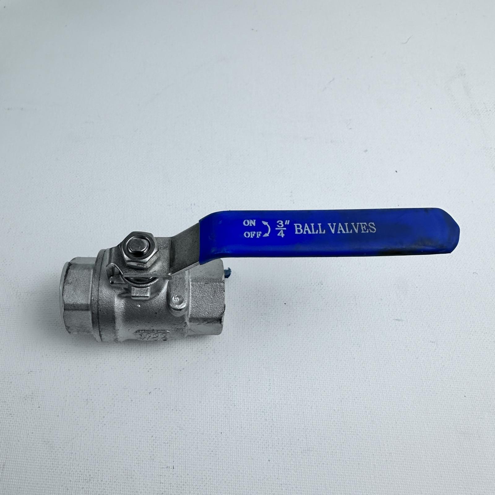 3/4" Stainless Steel Full Port Ball Valve, 1000 WOG Heavy Duty - Photo 4