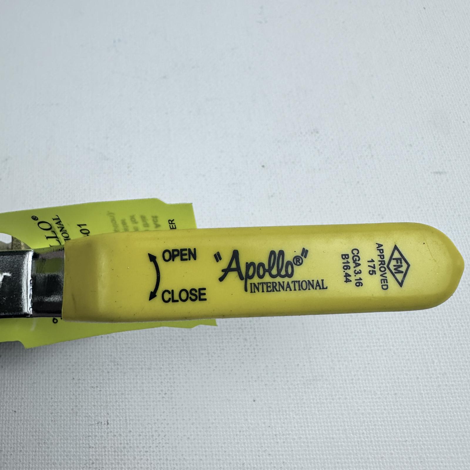 Apollo 94A-101-01 Brass Ball Valve 1/4" NPT Female Full Port PTFE Seat - Photo 3