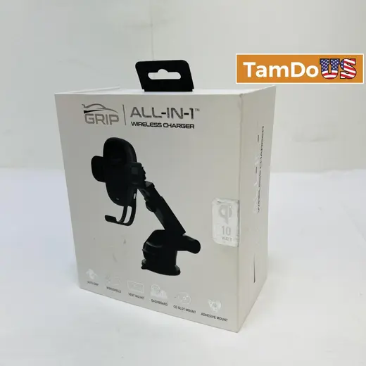 PureGear Grip All-In-1 Wireless Car Charger Mount 10W Qi Fast Charging at TamDoUS Taylorsville