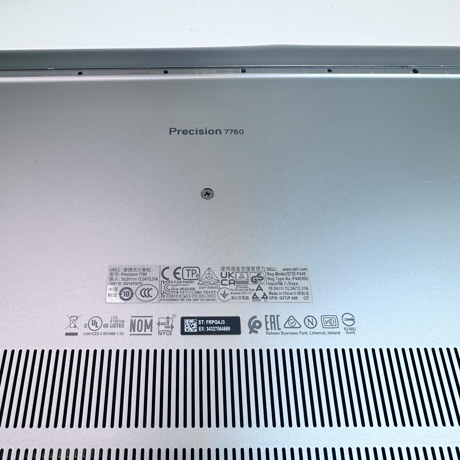 Dell Precision 7760 17.3" FHD, Xeon W-11855M, 64GB, 1TB, RTX A3000 - Photo 16