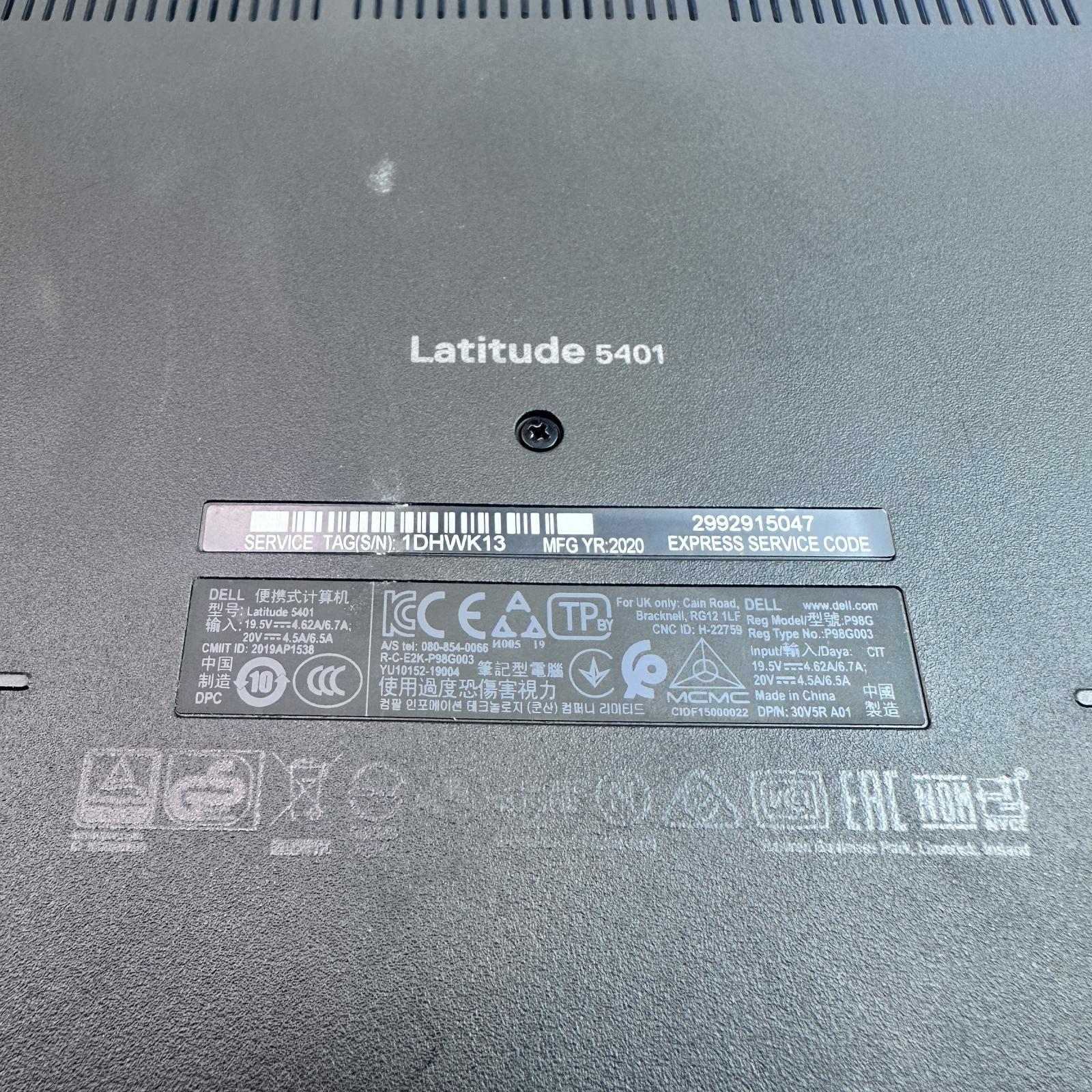 Dell Latitude 5401 14" Laptop, i5 9th Gen (No RAM, No SSD) - Photo 10