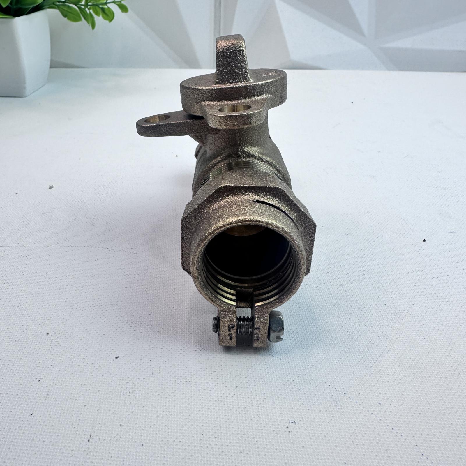 Ford Meter Box 3/4" NL Brass Ball Corporation Stop Valve CTS Compression - Photo 7