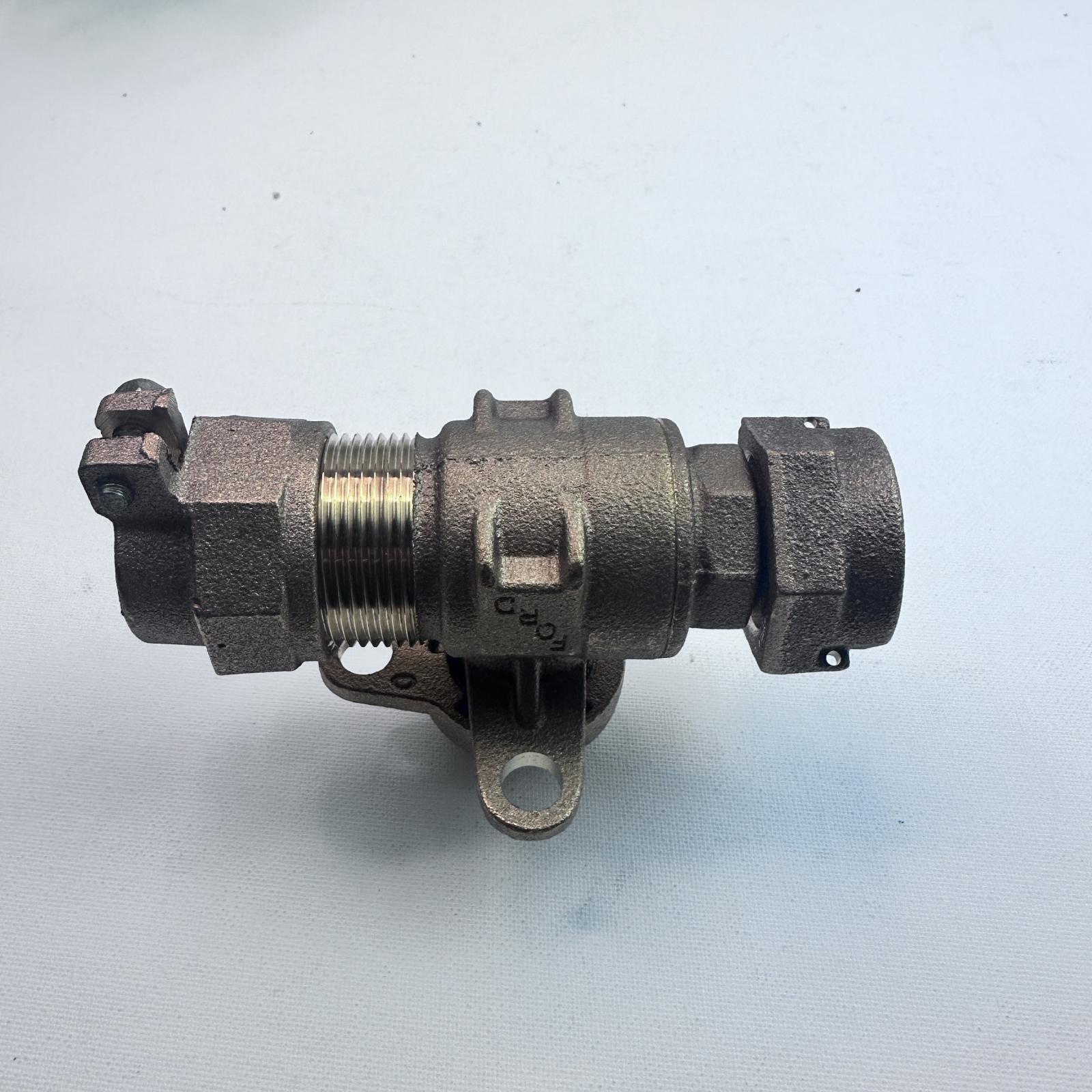 Ford Meter Box 3/4" NL Brass Ball Corporation Stop Valve CTS Compression - Photo 6