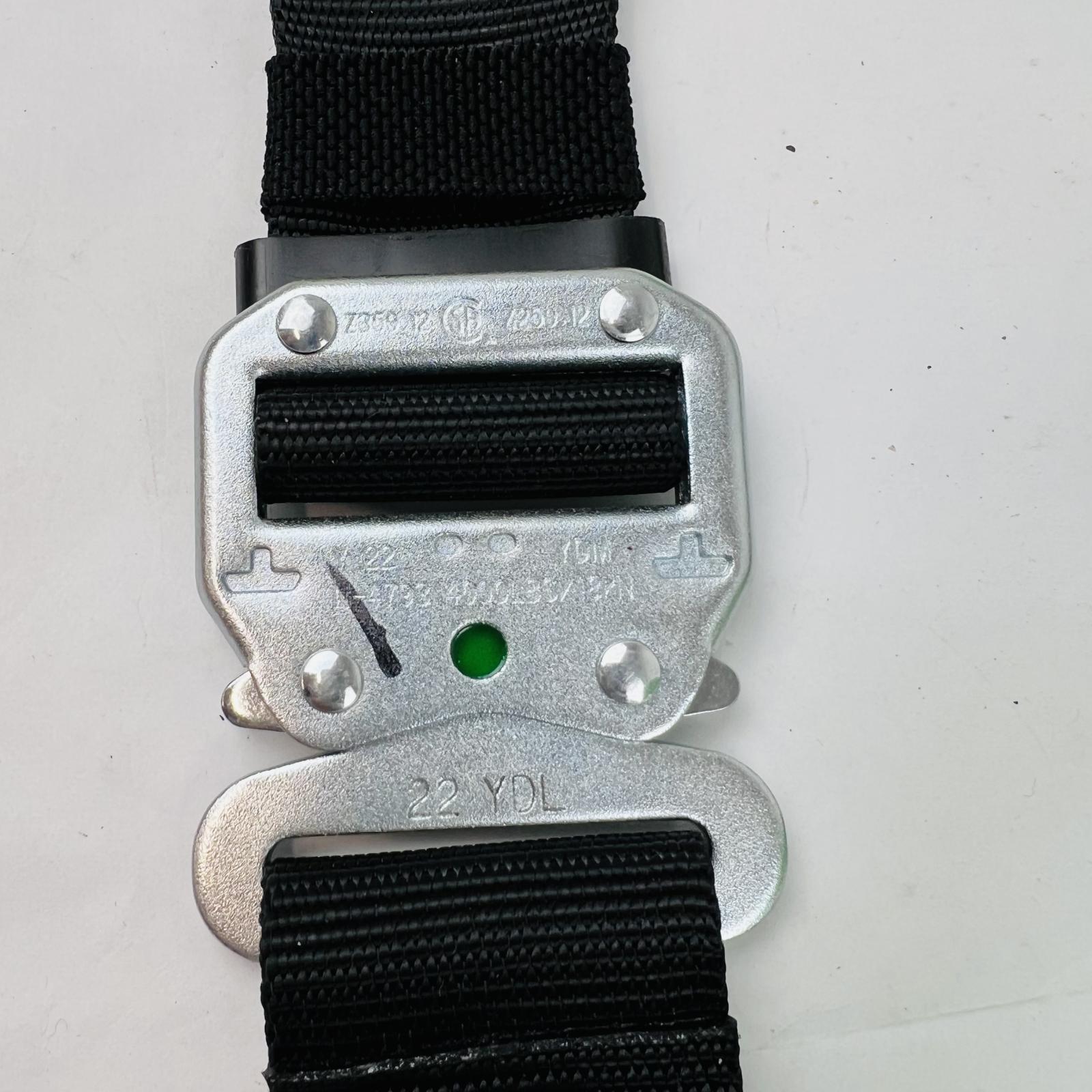 Miller Full Body Safety Harness ANSI Z359.11-2021, 130–310 lbs, Green/Black - Photo 5