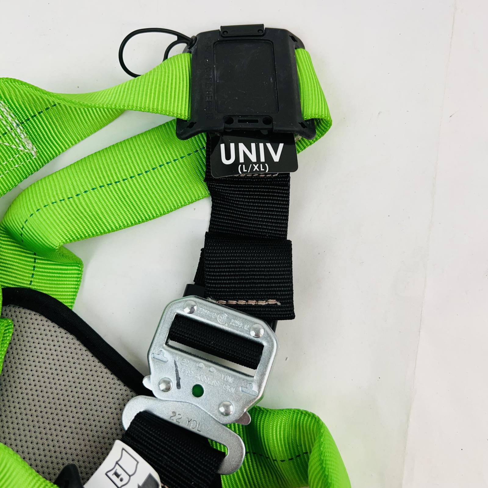 Miller Full Body Safety Harness ANSI Z359.11-2021, 130–310 lbs, Green/Black - Photo 9