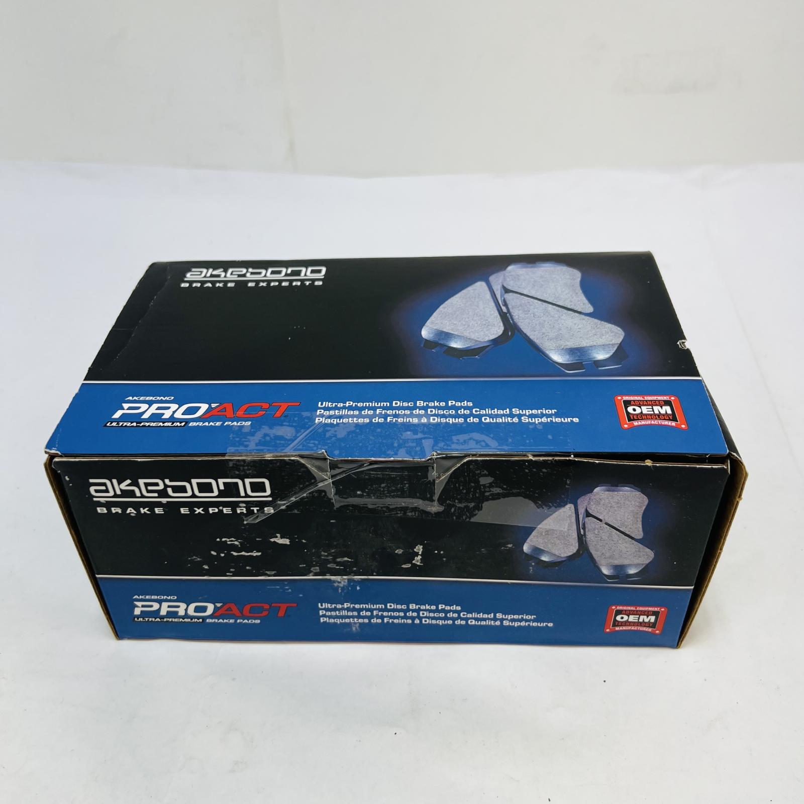 Akebono ACT1654 Ceramic Front Brake Pads ProACT OEM for Ford Lincoln Mazda - Photo 2