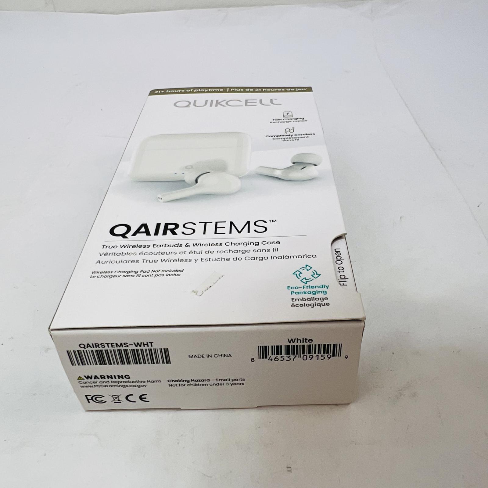 Quikcell QAIRSTEMS True Wireless Earbuds w/ Charging Case - Photo 2