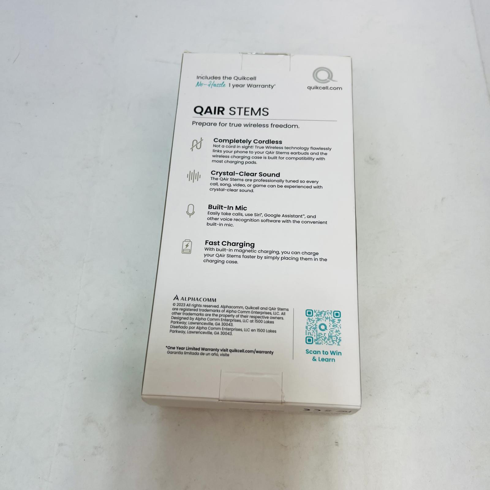 Quikcell QAIRSTEMS True Wireless Earbuds w/ Charging Case - Photo 4