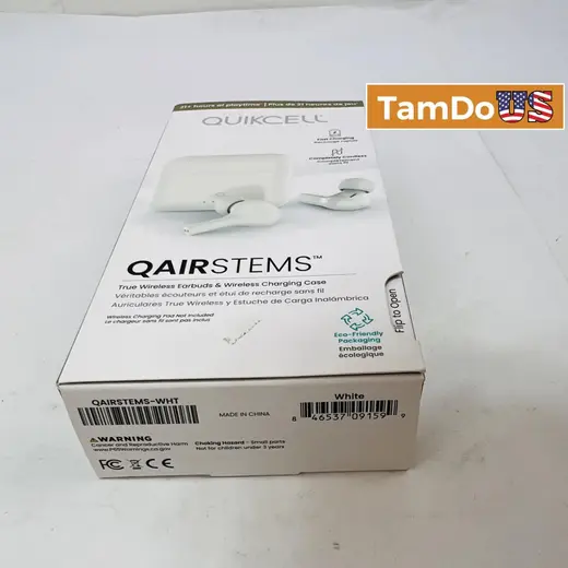 Quikcell QAIRSTEMS True Wireless Earbuds w/ Charging Case at TamDoUS Taylorsville