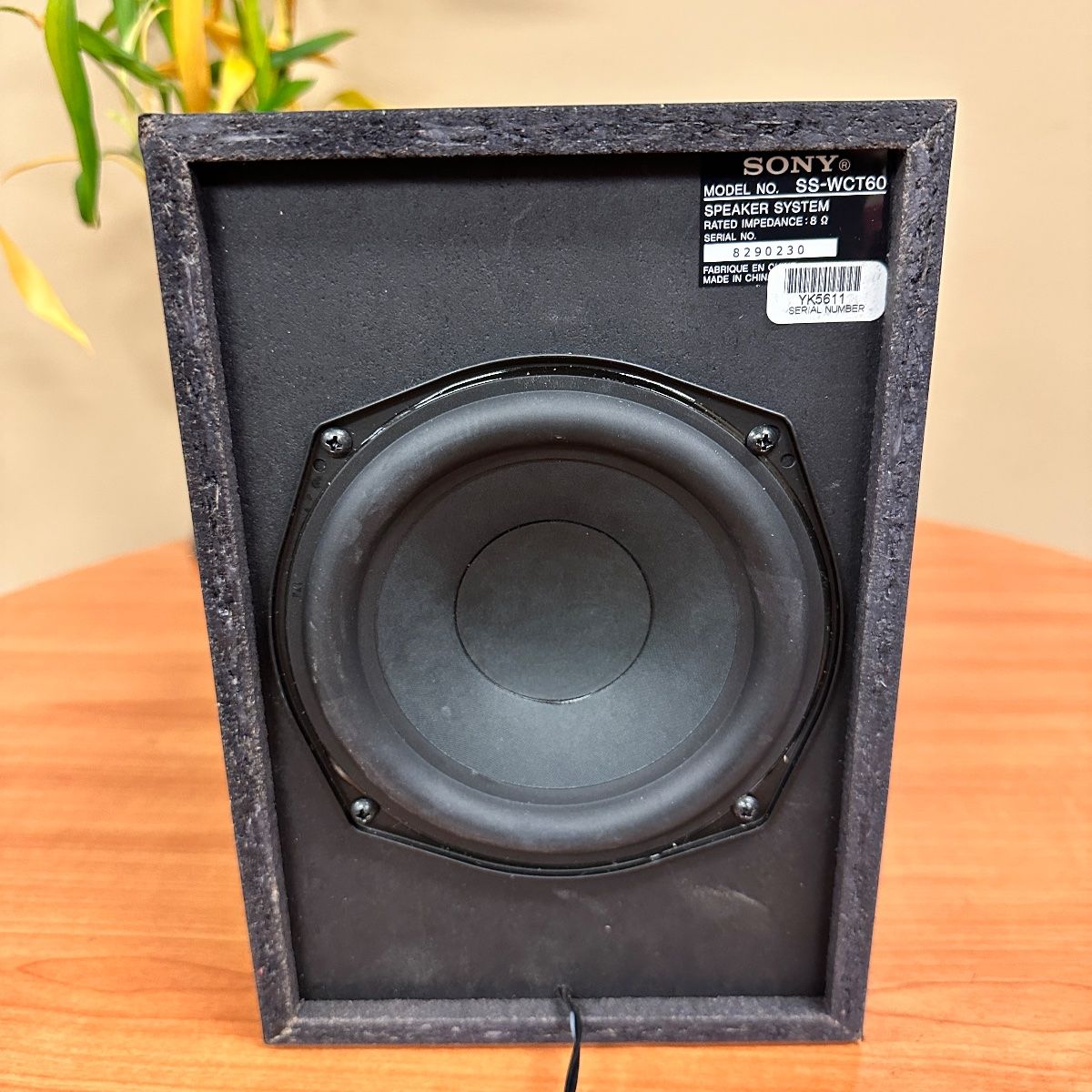 Sony SS-WCT60 Subwoofer Speaker System Replacement Unit 8 Ohm - Photo 5