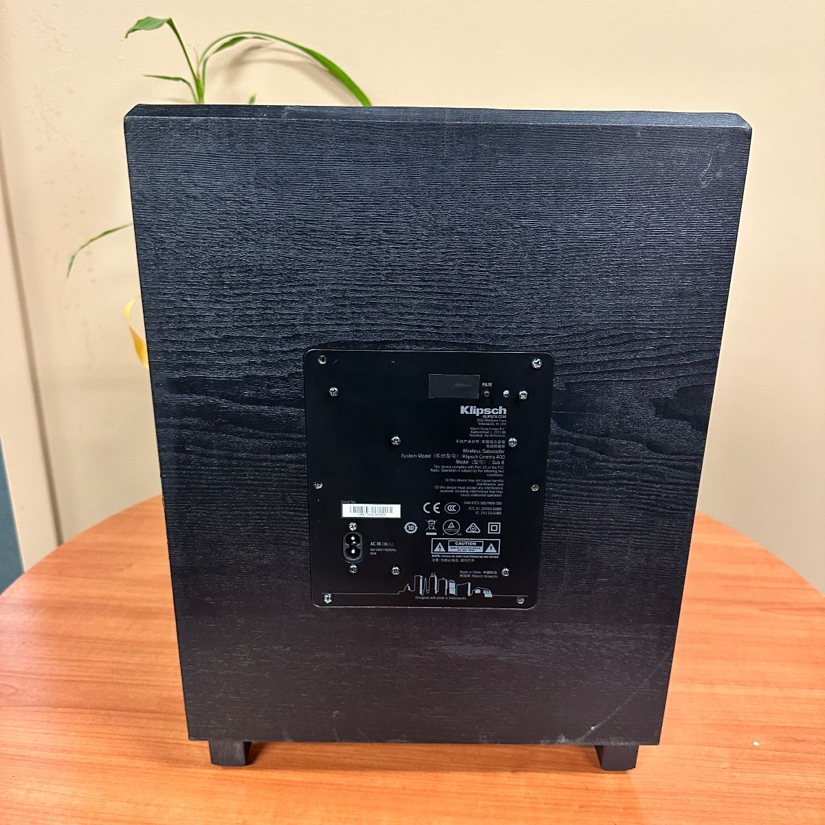 Klipsch Cinema 400 Wireless Subwoofer Replacement Unit Model C-400 Sub B - Photo 6