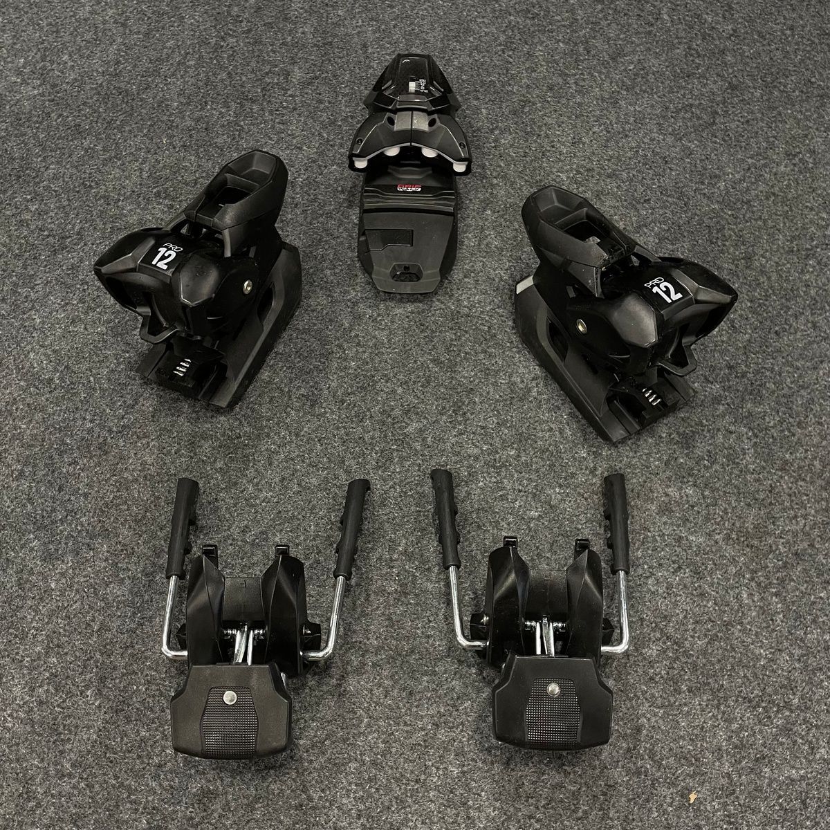 HEAD PRD 12 GripWalk Ski Bindings Set, 5-Piece, Adjustable DIN 3.5–12, Black - Photo 2