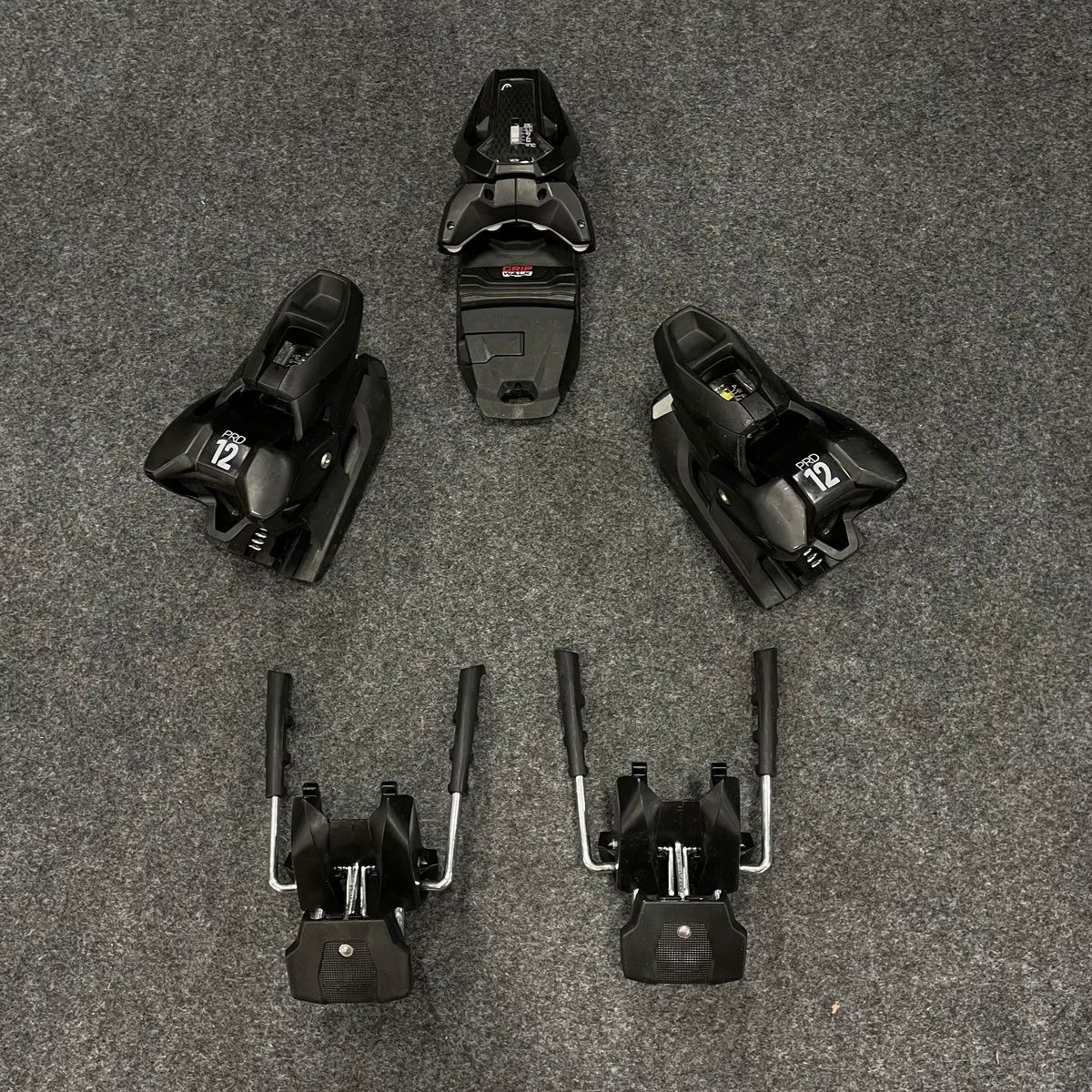 HEAD PRD 12 GripWalk Ski Bindings Set, 5-Piece, Adjustable DIN 3.5–12, Black - Photo 14