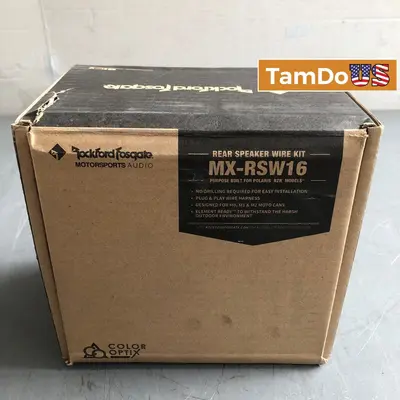 Rockford Fosgate MX-RSW16 Rear Speaker Wire Kit for Polaris RZR Models at Automotive Tools & Supplies in new_open_box condition