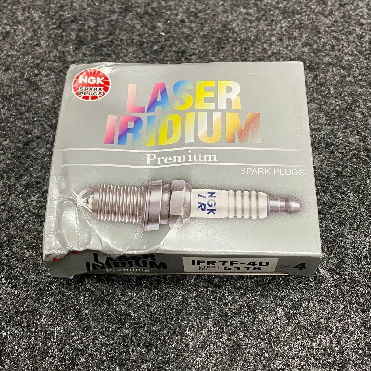 NGK IFR7F-4D Laser Iridium Spark Plugs 5115, Set of 4 - Photo 2