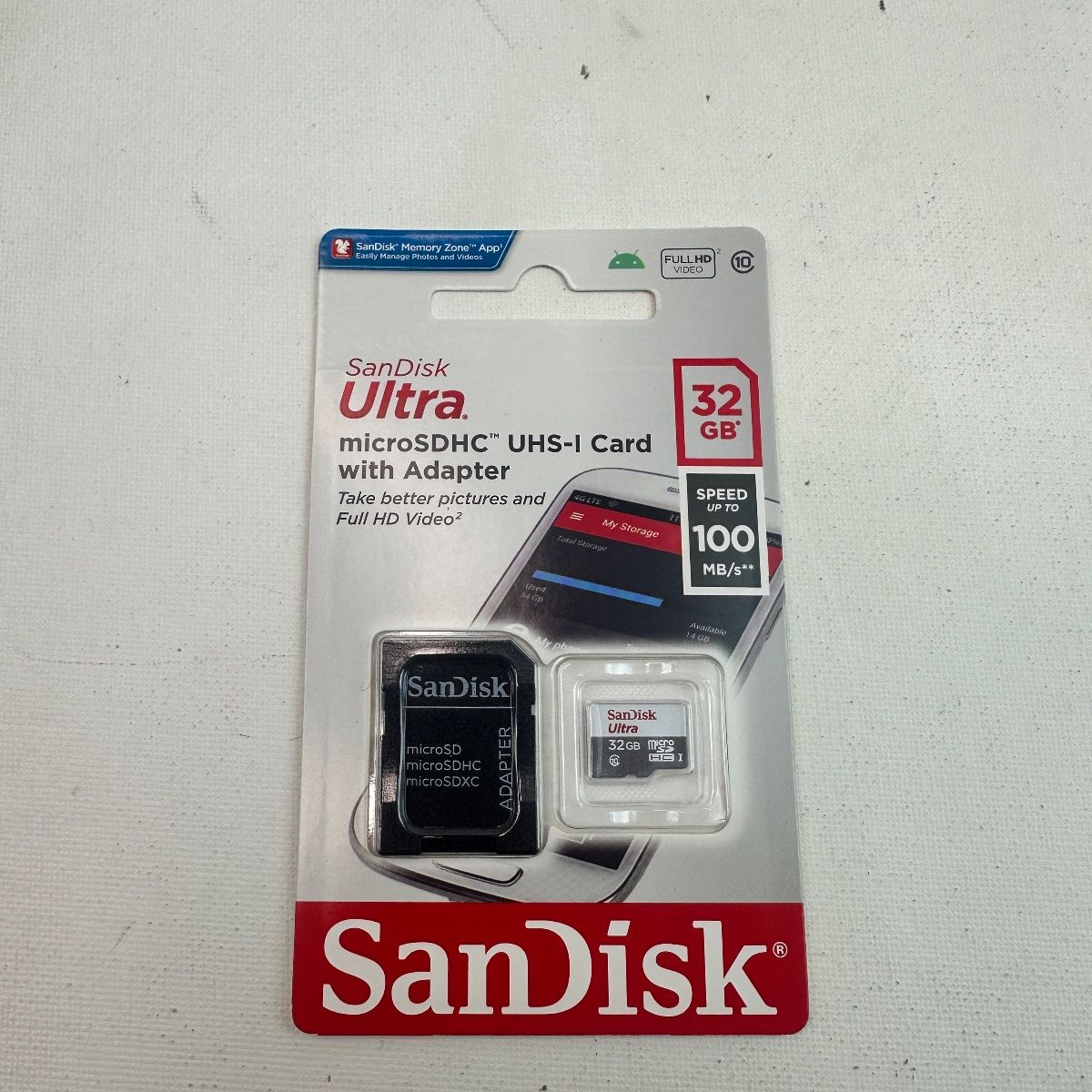 SanDisk Ultra 32GB microSDHC UHS-I Card w/ Adapter - Photo 2