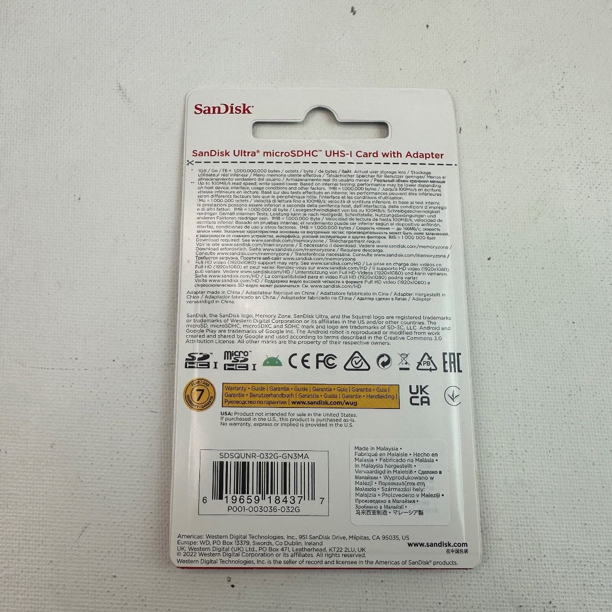SanDisk Ultra 32GB microSDHC UHS-I Card w/ Adapter - Photo 3