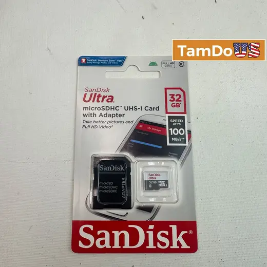SanDisk Ultra 32GB microSDHC UHS-I Card w/ Adapter at TamDoUS Taylorsville